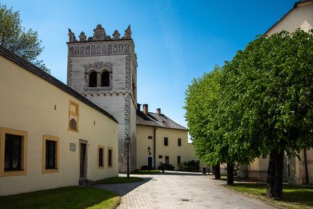 Renaissance belfry from 1591, Kezmarok, Slovakiaのeditorial素材