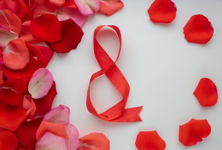 Abstract flower pink floral greeting card, Concept women's day holiday 8 March background with frame flowers.の写真素材