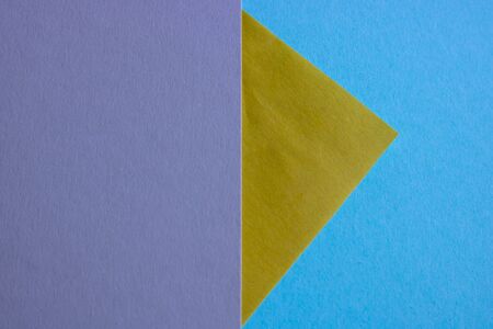 Lilac, soft pastel blue colored textured paper for the background. Geometric empty paper background...