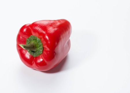red bell pepperの写真素材