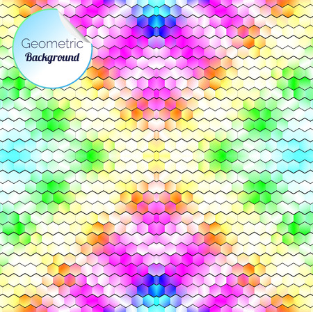 Abstract Geometric Bright Background. Web Design Vector.のイラスト素材