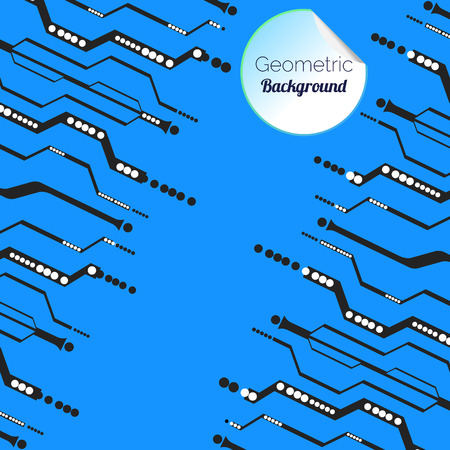 Abstract Circuit Board Background. Web Design Vector.のイラスト素材