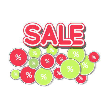 Spring Sale Design. Colorful のイラスト素材
