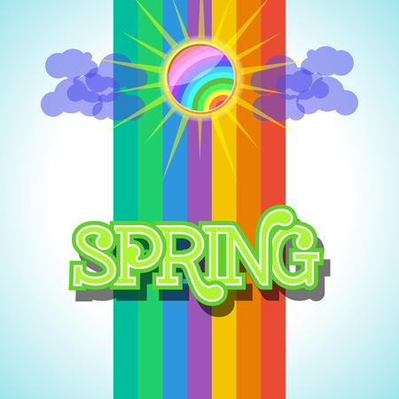 Spring Background Design.のイラスト素材