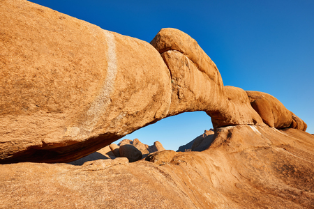 Beautiful Rock Arch at Spitzkoppe , in Namibiaの写真素材