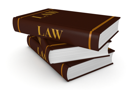 stack of books with title:law, concept of justice の写真素材
