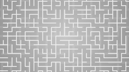top view of a maze, 2d flat styleの写真素材