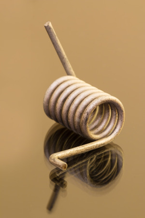 spring torsional made of stainless steelの写真素材
