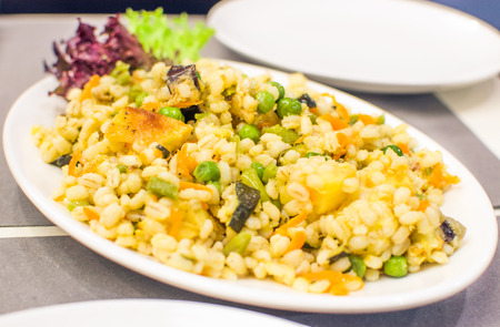 serving barleyの写真素材