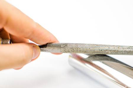 hand use rasp toolの写真素材