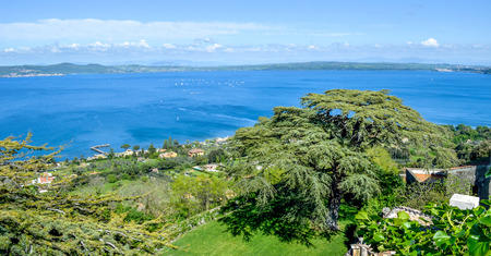 Bracciano lake - Rome - Lazio - Italy travelの写真素材