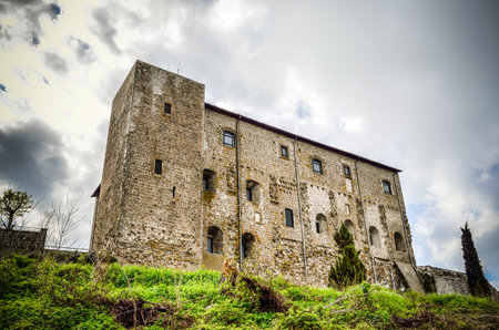  Castello dei Papi Castle i n Montefiascone - Viterbo, Lazio Italyのeditorial素材