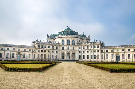 Stupinigi palace - turin - piedmont  italy regionのeditorial素材