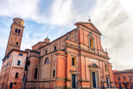 Imola cathedral San Cassiano Bologna  Emilia Romagna Italyの写真素材