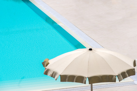 Umbrella poolの写真素材