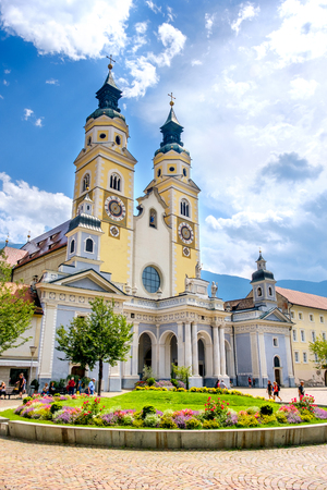 cathedral of Bressanone - Trentino Alto Adige - Italyの写真素材