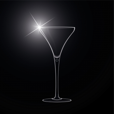Martini glass  cocktail  Vector のイラスト素材