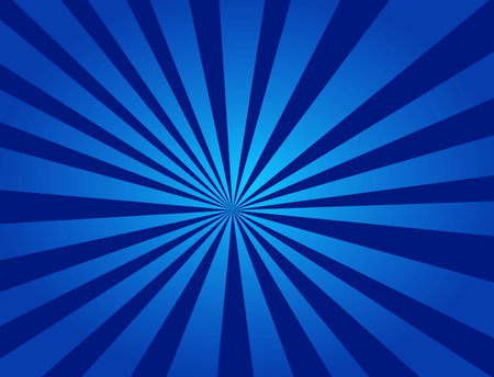 Blue radial formsの写真素材