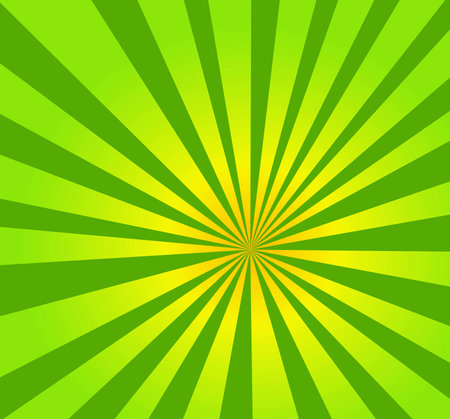 Green radial formsの写真素材