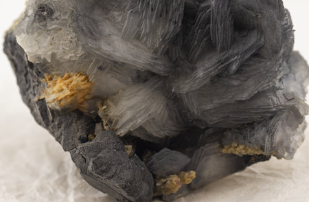 Barite mineral specimen. Rock sample, mineral collectionの写真素材