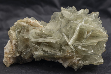 Barite mineral specimen. Rock sample, mineral collectionの写真素材