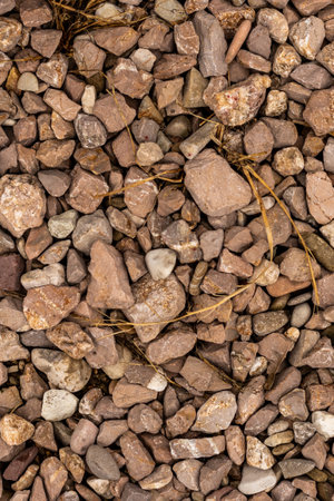 round stones on the ground