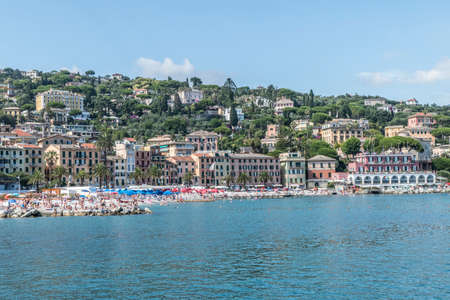 The seafront of Santa Margherita Ligureの写真素材