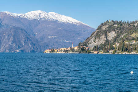 Landscape of Varenna in the Lake of Comoの写真素材