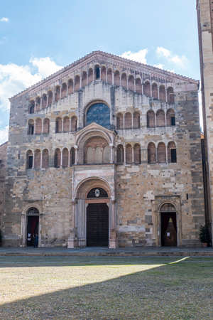 The beautiful Cathedral of Parmaの写真素材