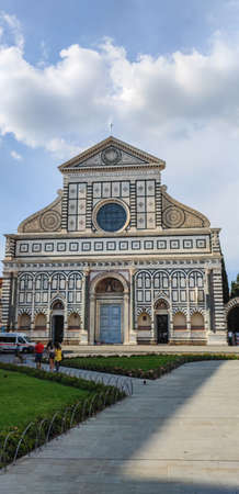The Cathedral of Santa Maria Novella in Florenceの写真素材