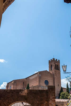 A beautiful church in Sienaの写真素材