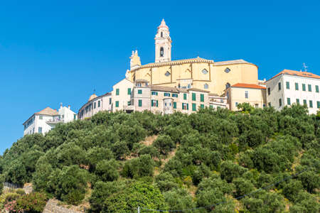 Landscape of Cervo, small town in LIguriaの写真素材