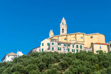 Landscape of Cervo, small town in LIguria