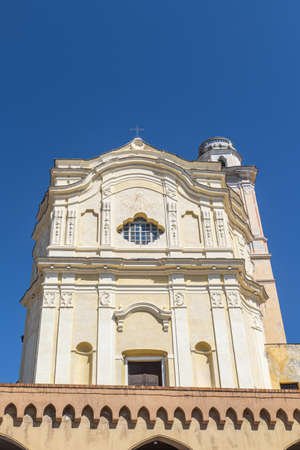 The beautiful church of Diano Castelloの写真素材
