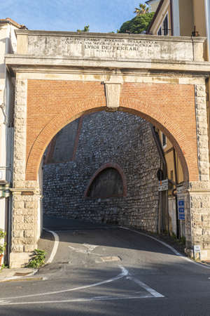 Beautiful roman arch in Noliのeditorial素材