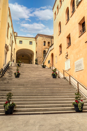 Padova, Italy - 03-05-2022: The beautiful Palazzo Moroni, seat of the municipality of Paduaのeditorial素材