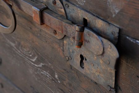 Old lockの写真素材