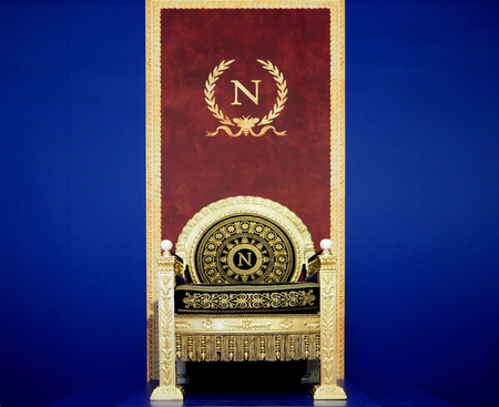 Napoleon style armchairの写真素材
