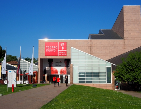Udine / Italy - April 20 2018: Teatro Nuovo Giovanni from Udine during the Far East Film Festival, one of the most important premiere of asian popular moviesのeditorial素材