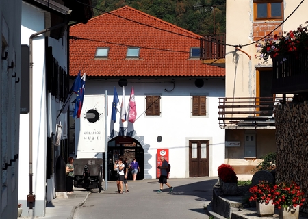 Kobarid, Slovenia. August 5 2018: Caporetto on the occasion of the one hundred years of the First World Warのeditorial素材