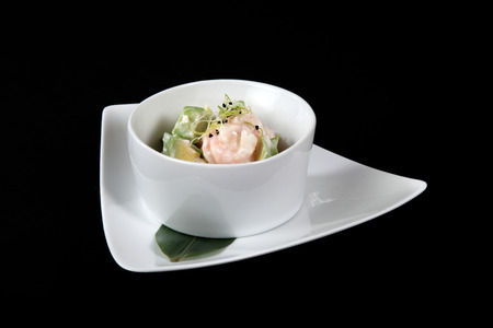 dish of Japanese cuisine meat, rice, fish and vegetablesの写真素材