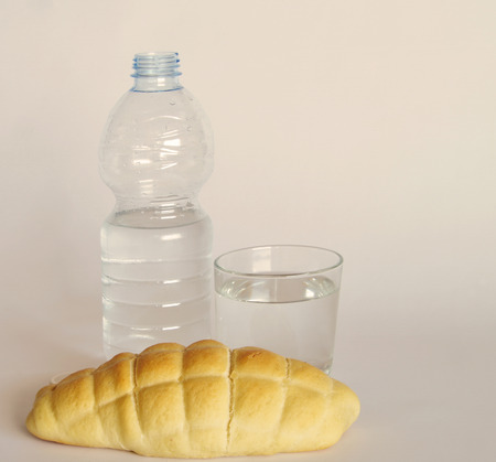 bread and water ready to eat and drink, primary food