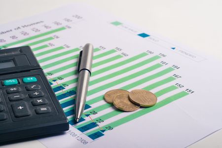 Various financial toolsの写真素材