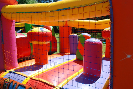 inflatable castlesの写真素材