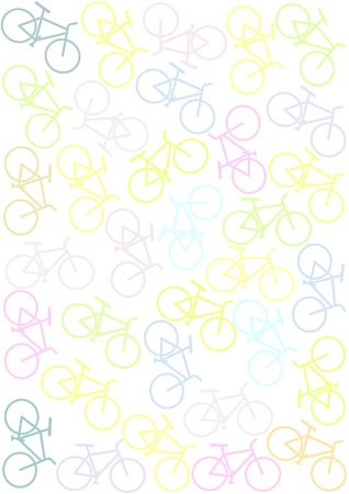 Background with bikes のイラスト素材