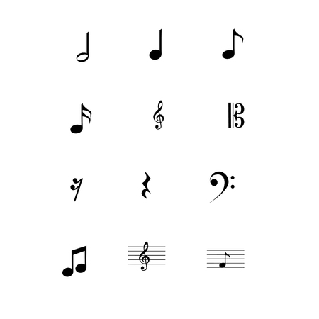musical notesのイラスト素材