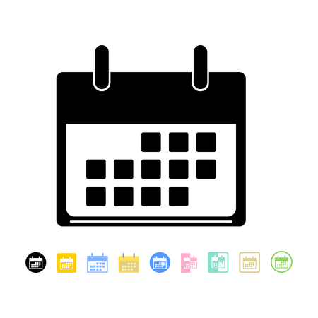calendar iconのイラスト素材