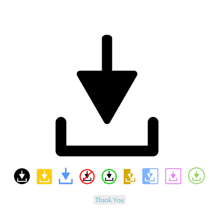 Download signのイラスト素材