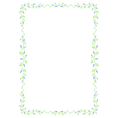Decorative frame and borderのイラスト素材