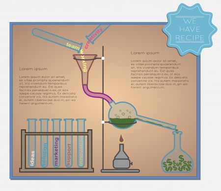Business laboratoryのイラスト素材